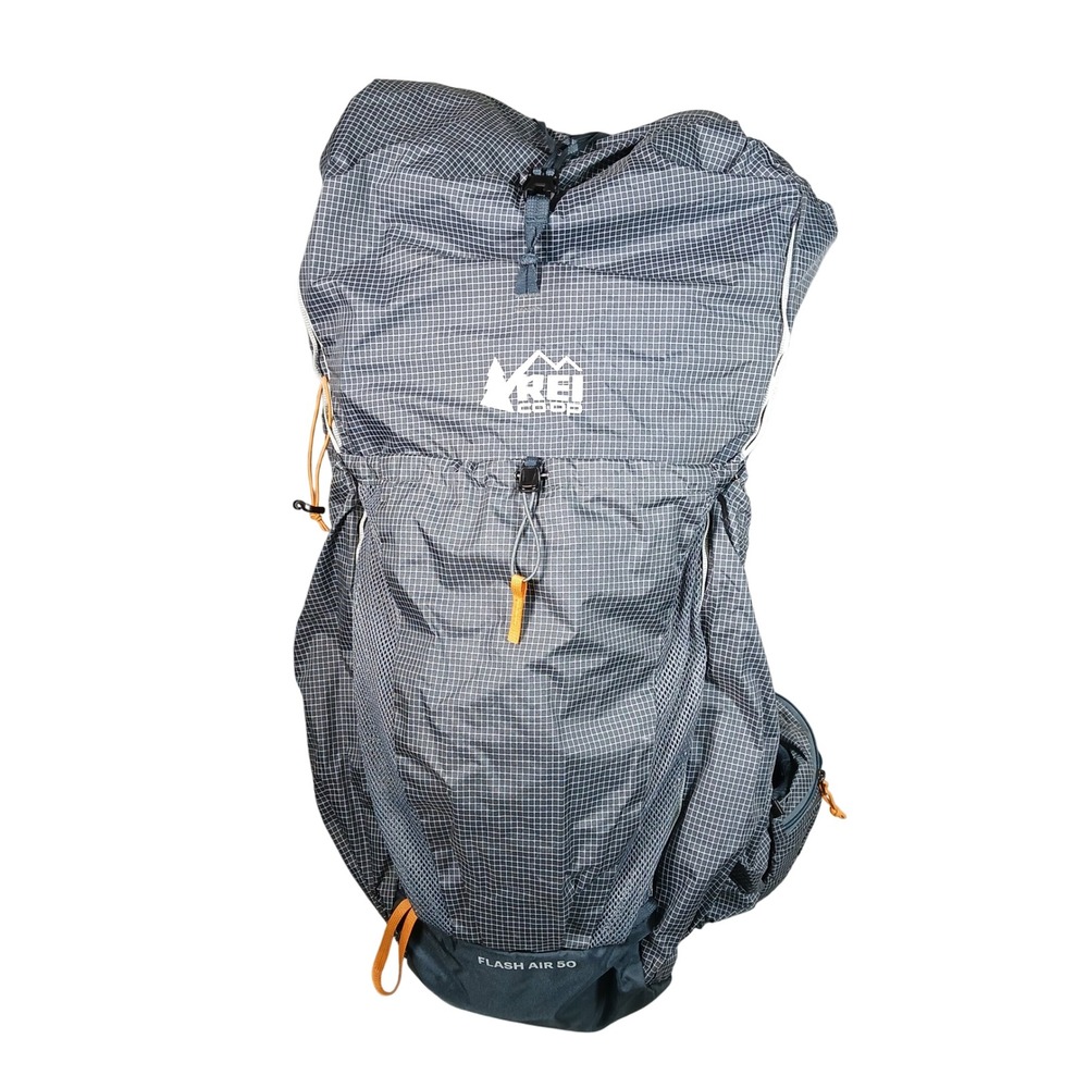 REI Co-op Flash Air 50 Hiking Backpacking Pack Mens Large Gray Ripstop